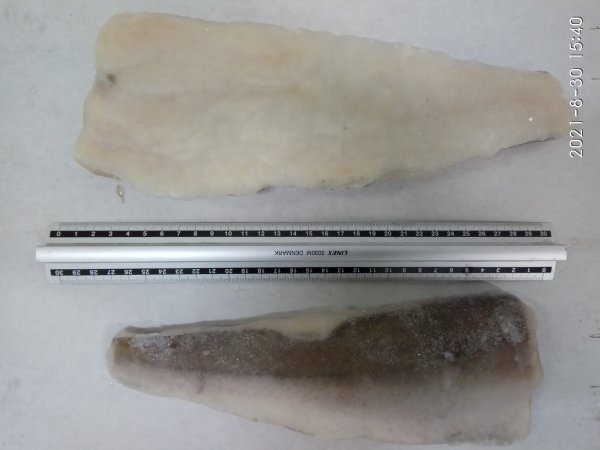 Филе хека на коже